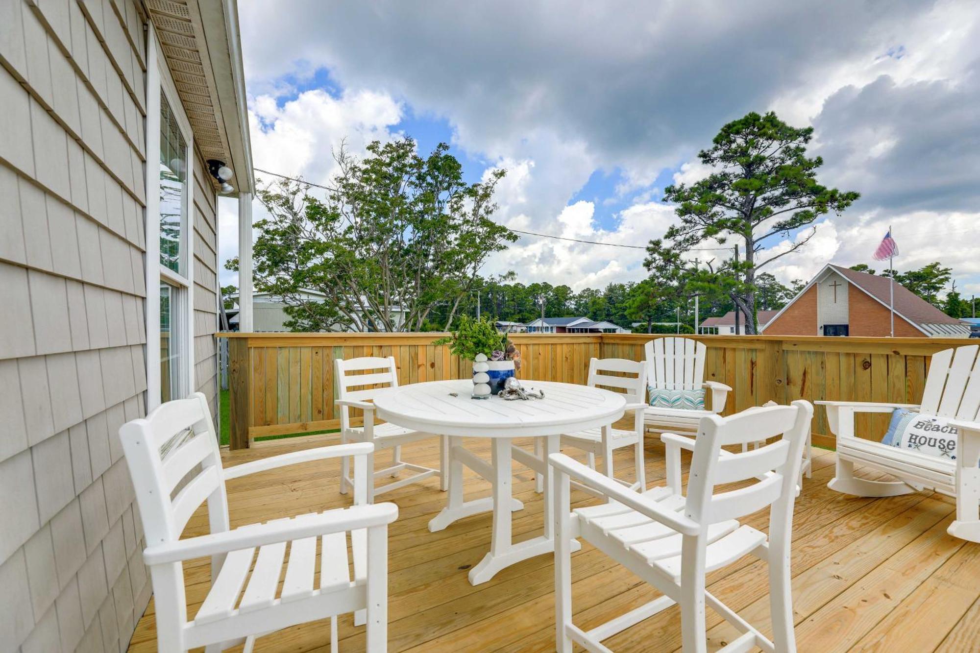 The Willowberry House With Deck And Grill! Harkers Island Luaran gambar