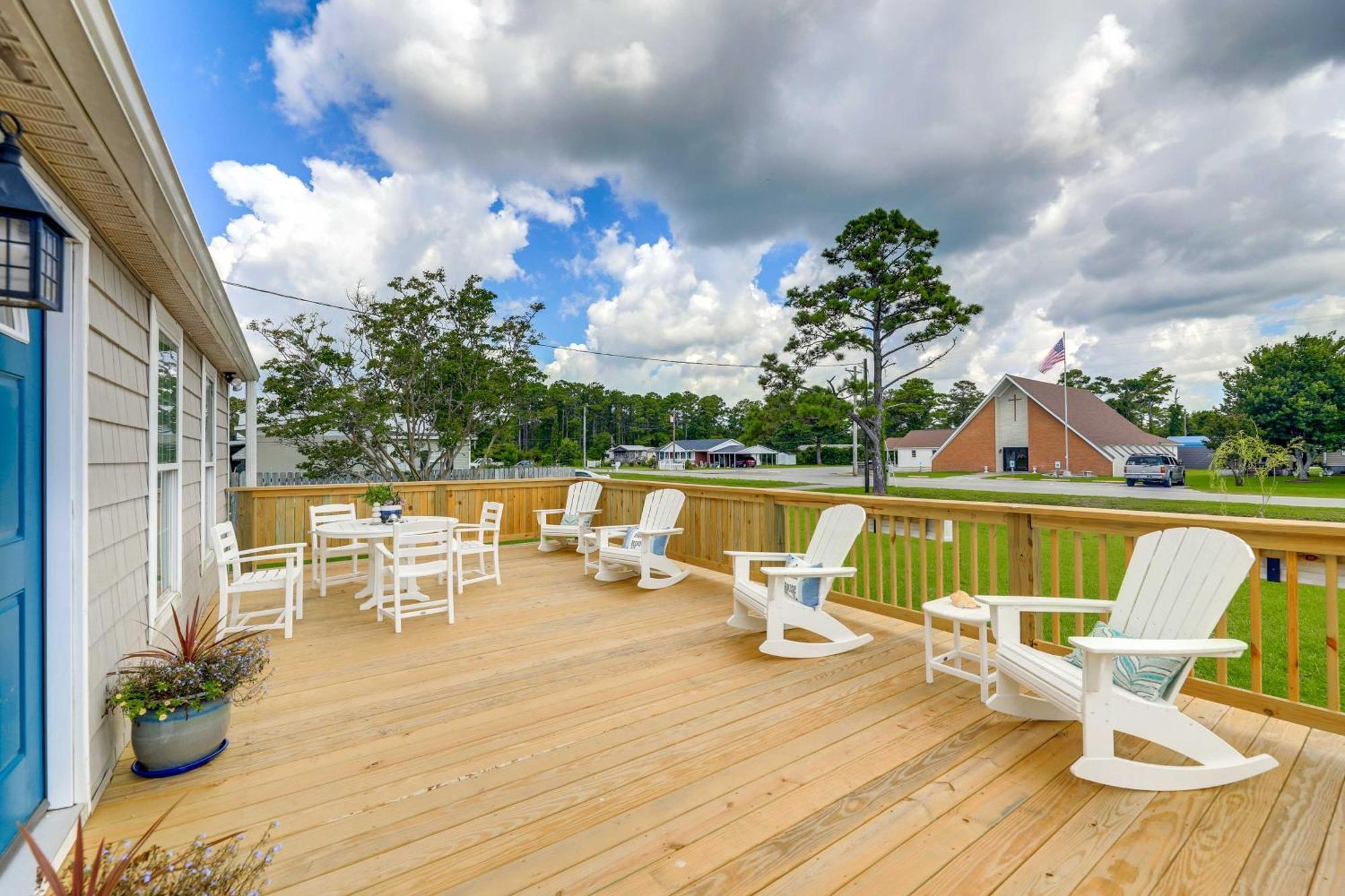 The Willowberry House With Deck And Grill! Harkers Island Luaran gambar