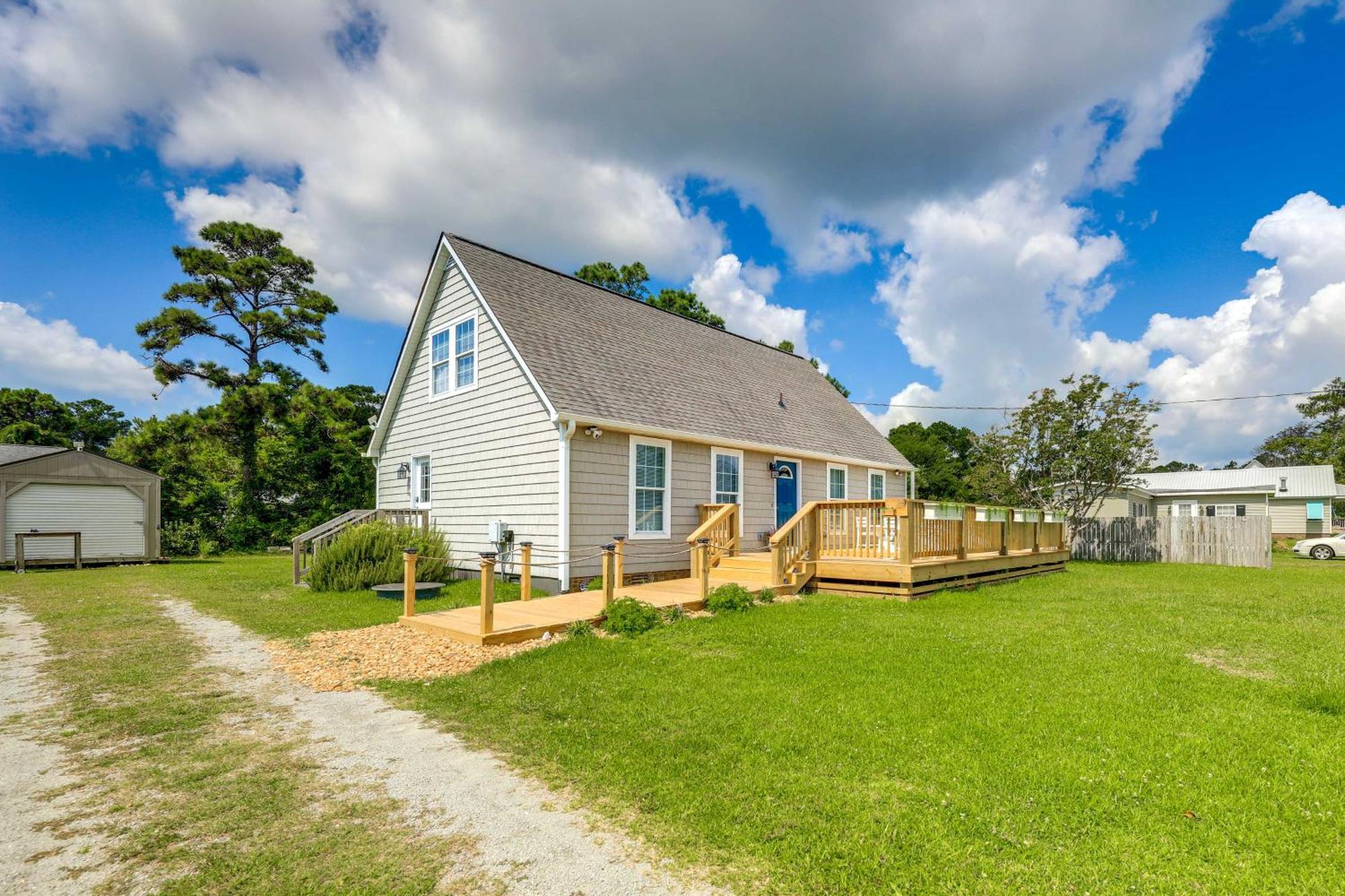 The Willowberry House With Deck And Grill! Harkers Island Luaran gambar