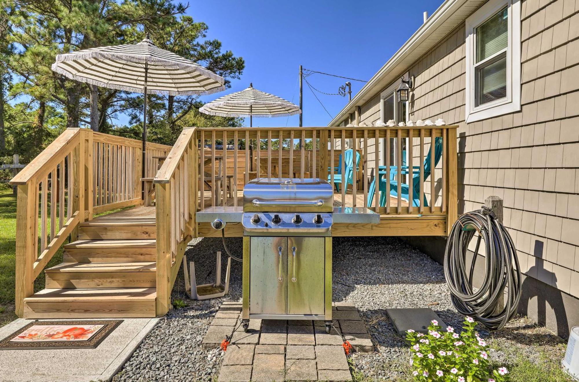The Willowberry House With Deck And Grill! Harkers Island Luaran gambar