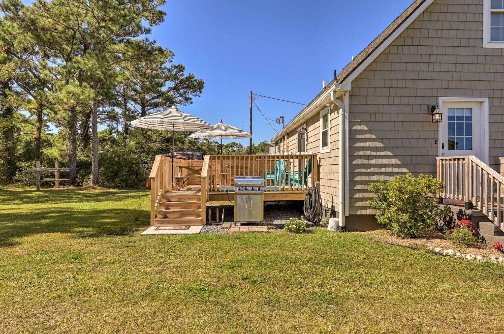 The Willowberry House With Deck And Grill! Harkers Island Luaran gambar